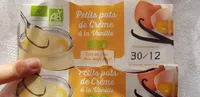 Petit pot de crème à la vanille