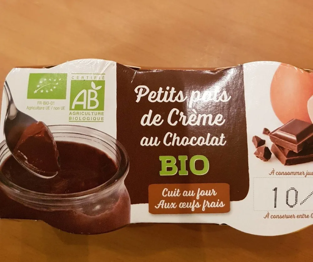 Petits pots de crème au chocolat