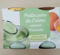 Petits pots de crème serveur pistache