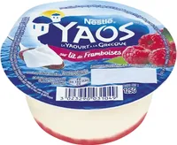 Yaos Le Yaourt à la Grecque Sur lit de Framboises