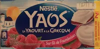Yaos Le Yaourt à la Grecque sur lit de Framboises 4 x 125 g