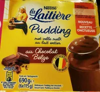 Pudding au chocolat Belge La Laitière