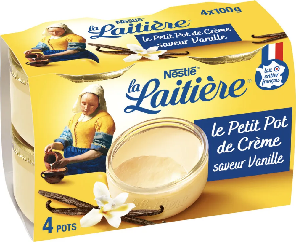 Petit pot de crème Saveur vanille