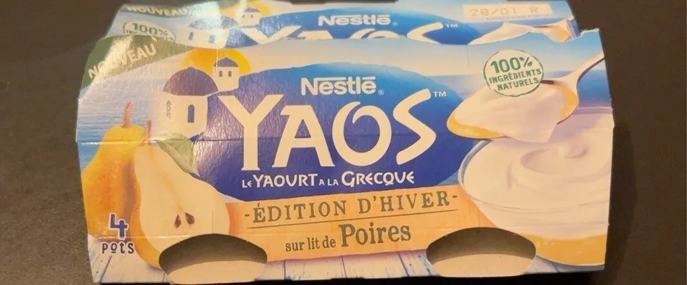 Yaos - Édition d’Hiver- sur lit de poires