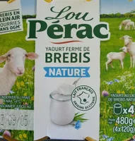 Yaourt ferme de brebis nature