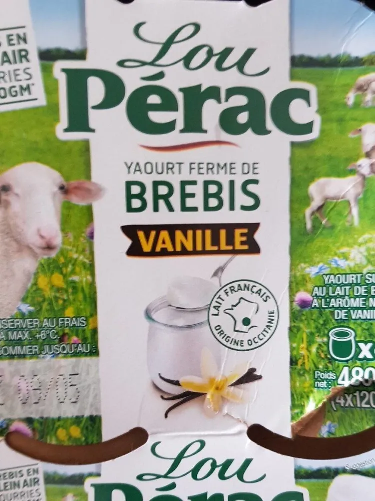 yaourt ferme de brebis vanille