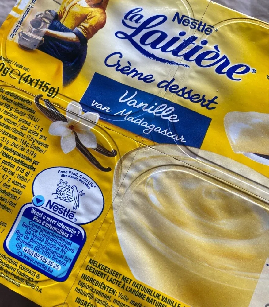 Crème dessert vanille