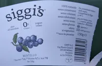 Yogurt colato mirtillo