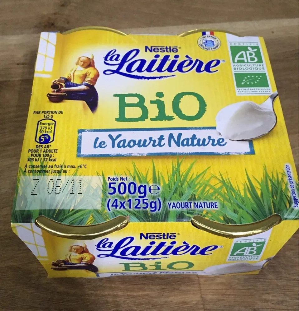 La laitiere BIO yaourt nature