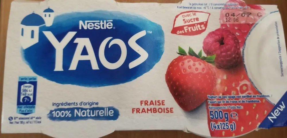 Yaos fraise framboise
