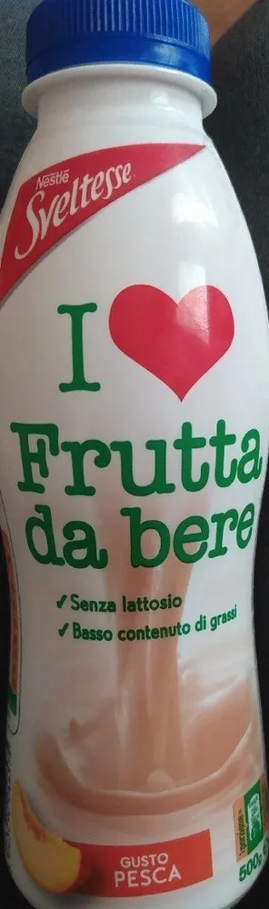I love frutta da bere - pesca