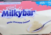 Milkybar white chocolate dessert