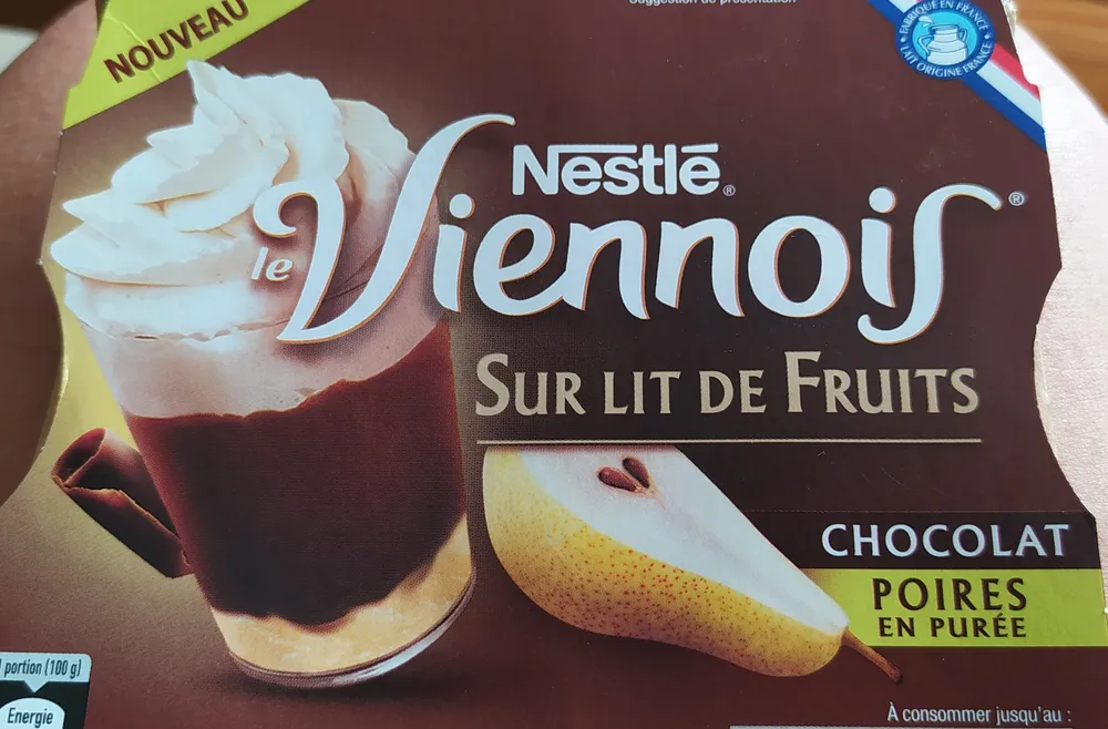 Le VIENNOIS sur lit de poire en purée 4 x 100 g