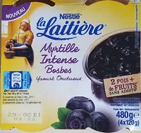 Yaourt myrtilles intense