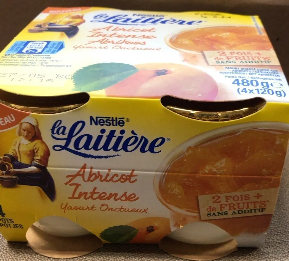 Abricot intense - yaourt onctueux