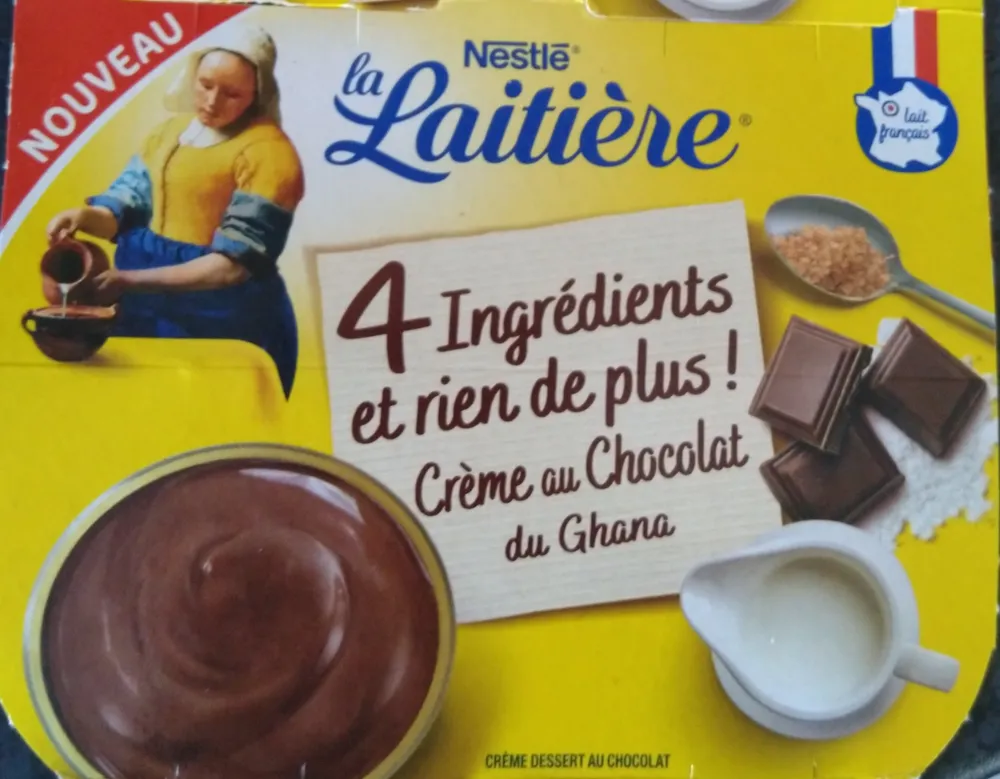 Crème au chocolat du Ghana
