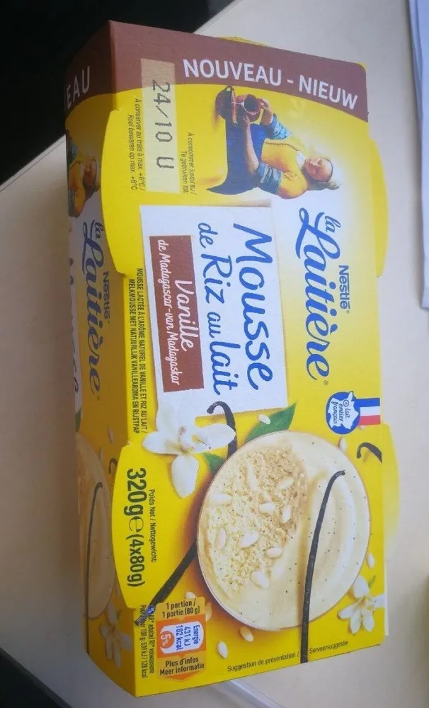 Mousse de Riz Vanille de Madagascar