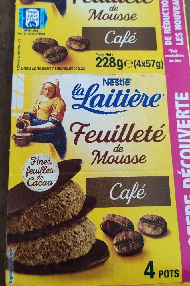 Feuilleté de mousse