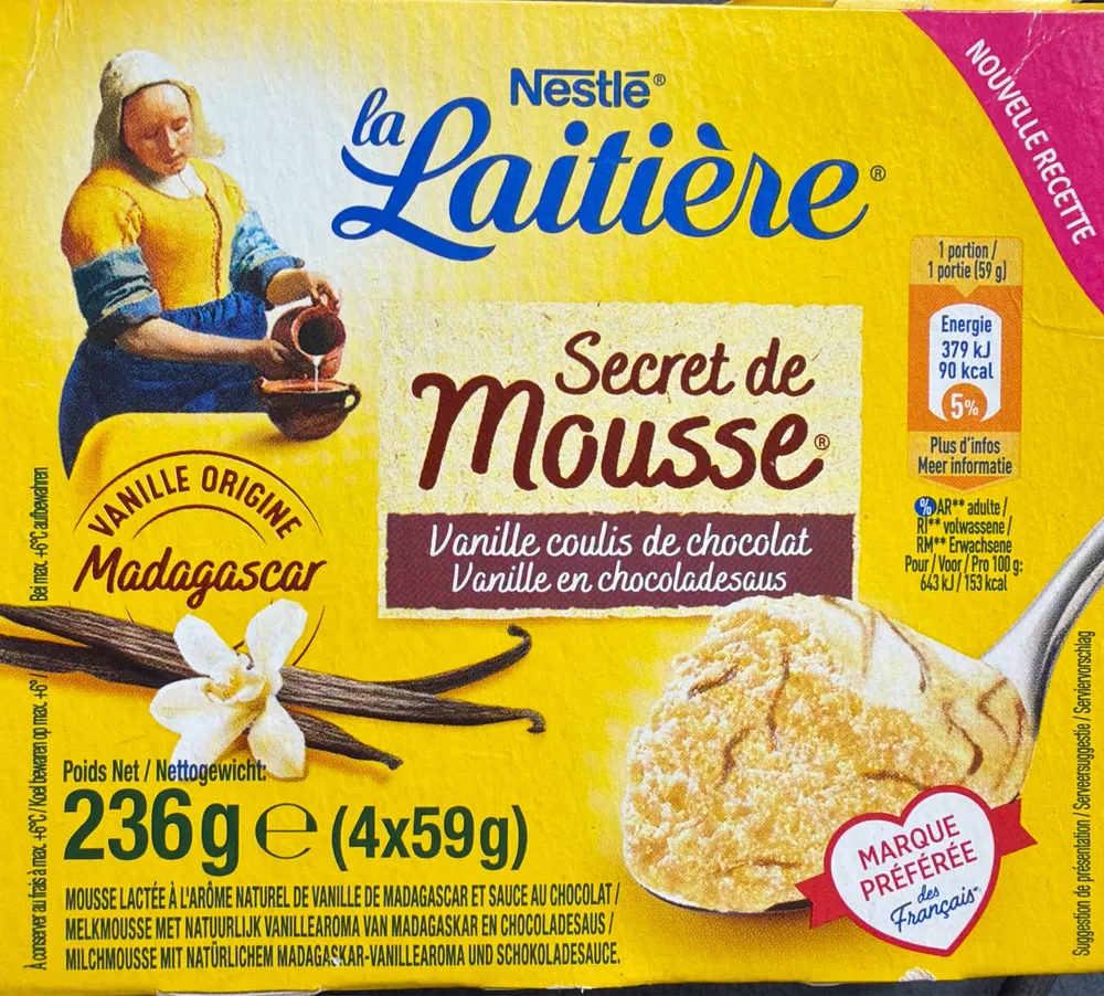 Secret de Mousse Vanille coulis de caramel