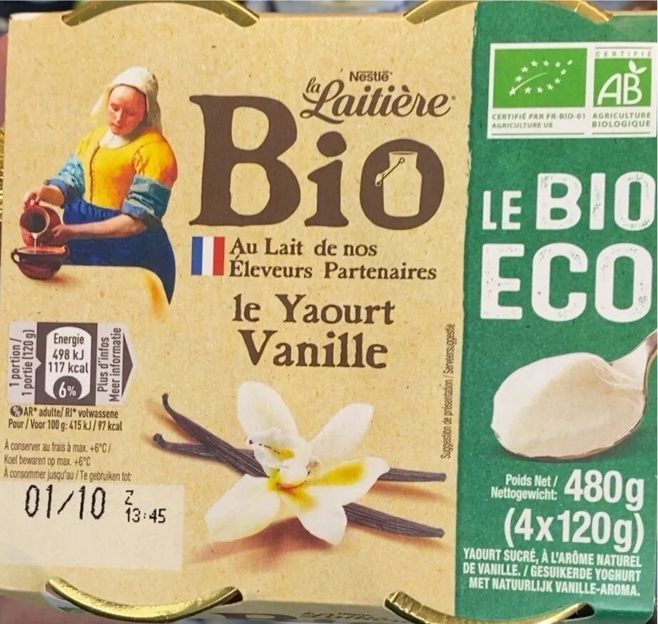 Yaourt vanille