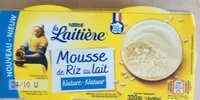 Mousse de riz au lait