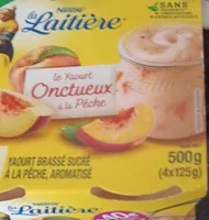 Le yaourt Onctueux à la pêche