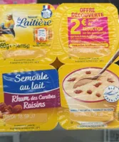 Semoule au lait Rhum des Caraïbes Raisins