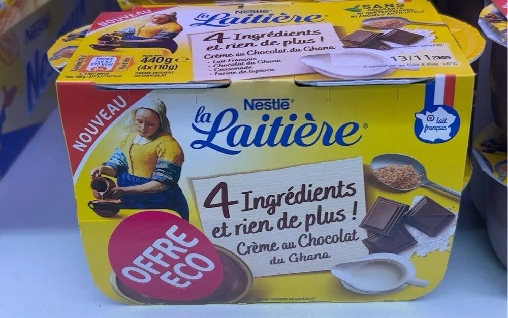 Crème au chocolat du Ghana