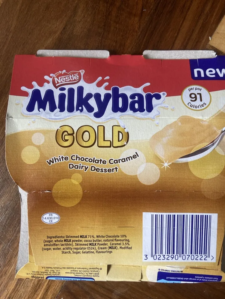Milkybar Gold Dessert