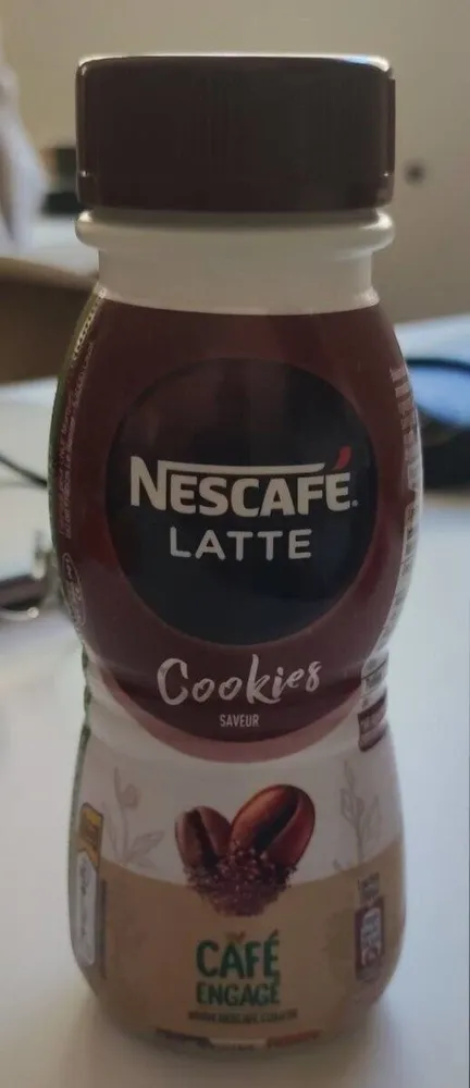 café latte froid saveur cookie