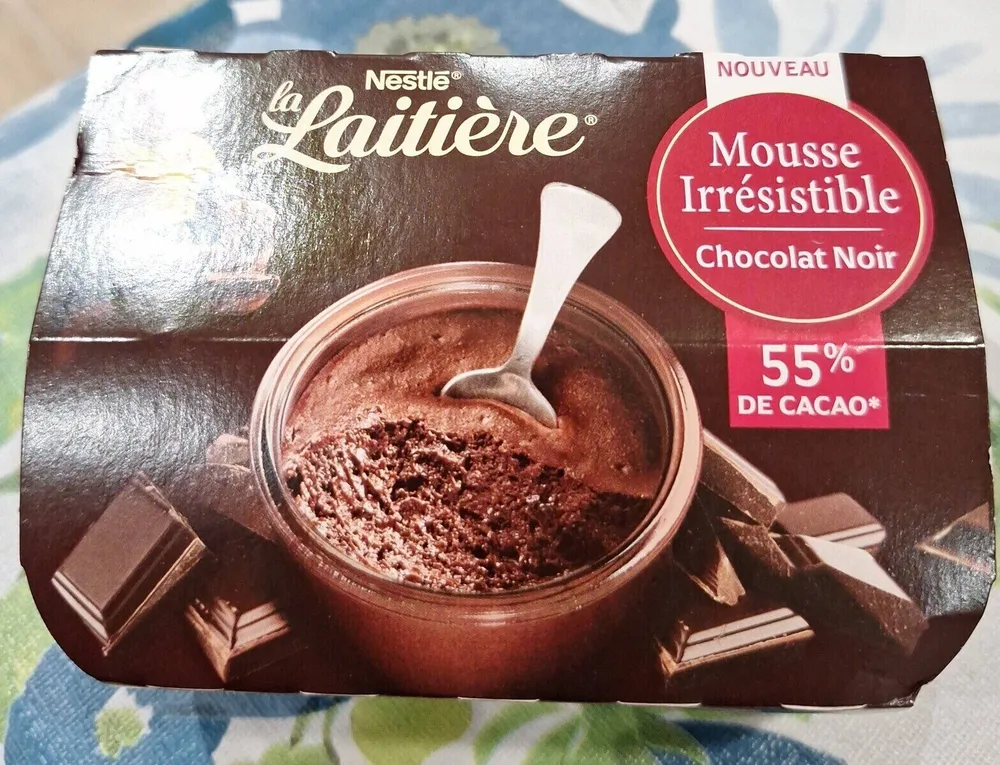 Mousse irrésistible Chocolat noir