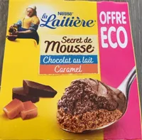 Secret de mousse chocolat au lait caramel