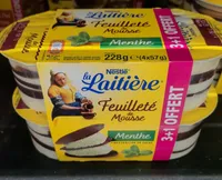 La Laitière Feuilleté de mousse menthe
