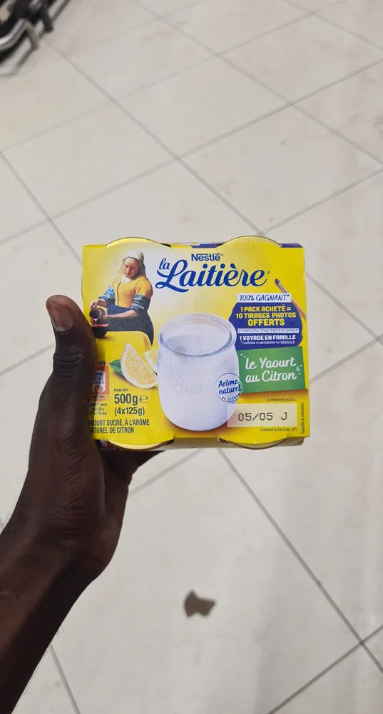 Le yaourt citron lai