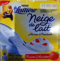 Neige de lait, Fraise (4 Pots)