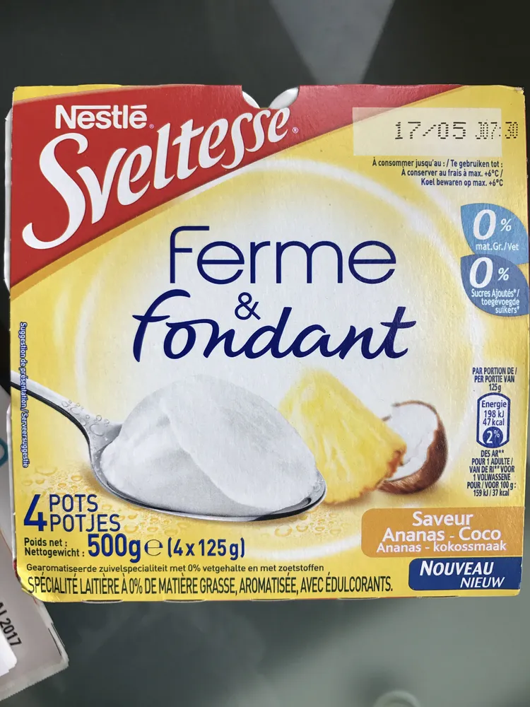Ferme & fondant, Ananas-Coco