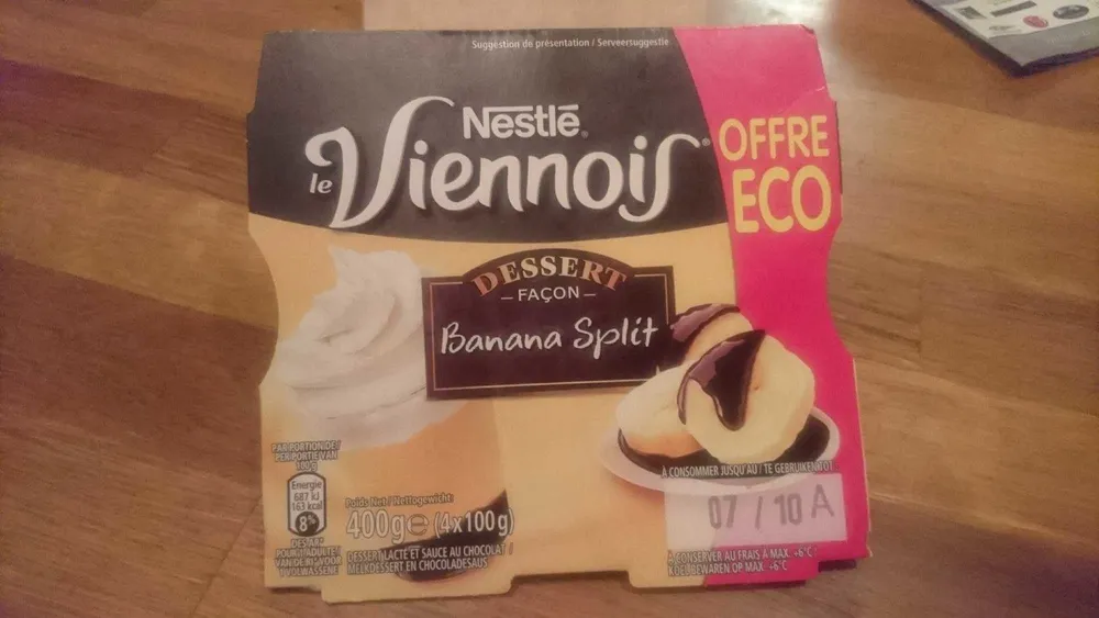 Le Vienois Façon Banana Split