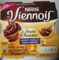 Le viennois, le fouetté chocolat saveur vanille