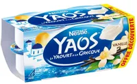 Yaos Le yaourt à la Grecque à la vanille 4 x 125 g