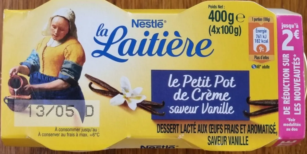 Le Petit Pot de Crème Saveur Vanille