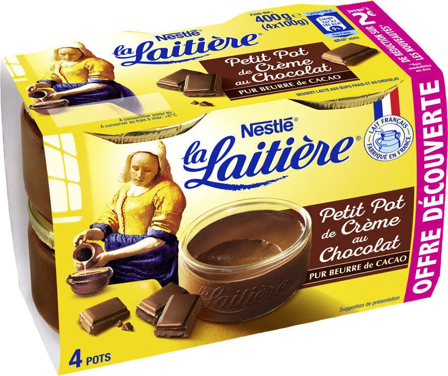 La Laitière Petit pot de crème au chocolat