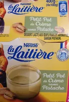 La Laitière Le petit pot de crème saveur pistache 4 x 100 g