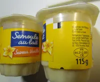 Semoule au lait  saveur vanille