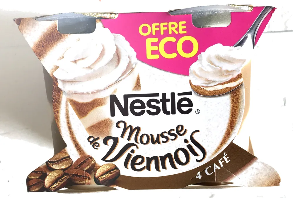 Le Viennois Mousse Café 4 x 90 g Offre Éco