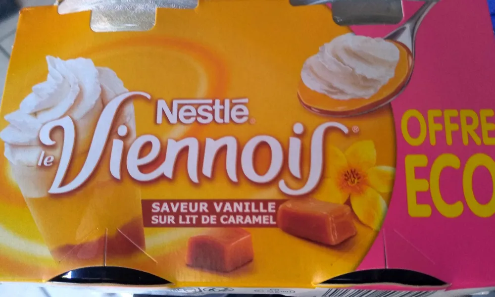 Nestlé Viennois Vanille Caramel 4x100g Prix Choc