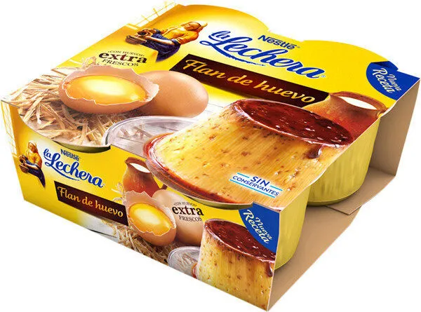 Flan de huevo sin gluten