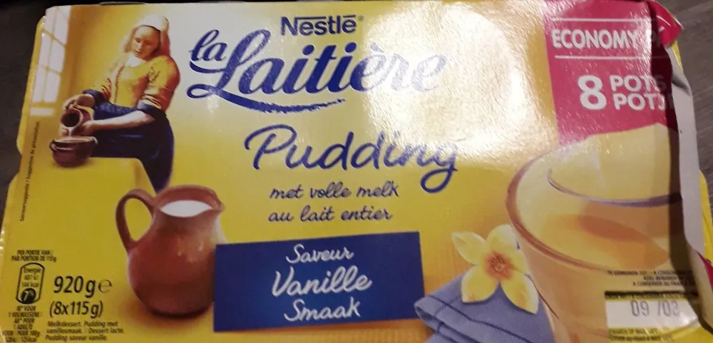 Pudding Au Lait Entier, Nestlé La Laitière