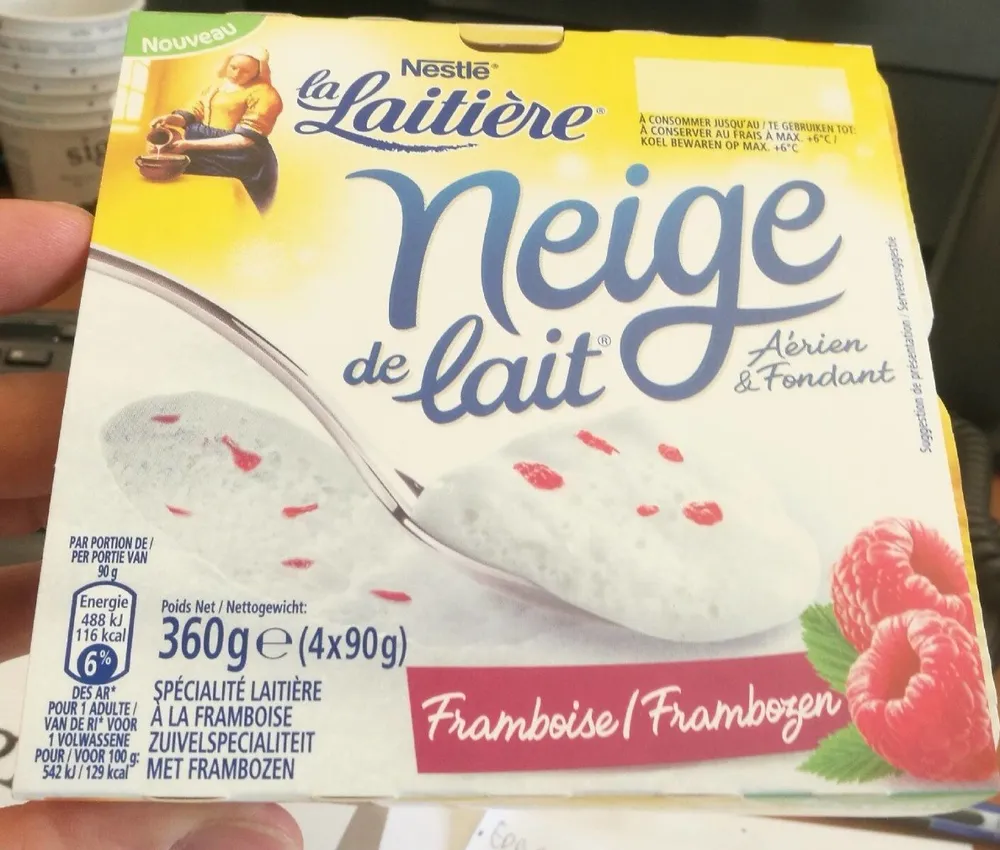 Neige de Lait framboise