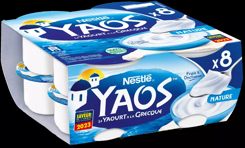Yaos Le Yaourt à la Grecque Nature 8 x 125 g