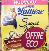 Secret de mousse au chocolat caramel la laitiere